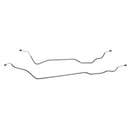 1973-80 Chevrolet GMC Truck 2WD 1/2-Ton Std. Five-Lug Rear Axle Brake Lines 2pc, OE Steel