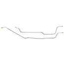 1973-80 Chevrolet GMC Truck 4WD 3/4, 1-Ton w/Corporate Rear 14-Bolt Cover Rear Axle Brake Lines 2pc, OE Steel