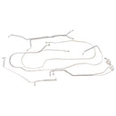 1981-87 Chevrolet GMC Truck 2WD 1/2-Ton Long Bed Power Disc Complete Brake Line Kit 8pc, OE Steel