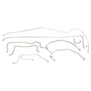 1981-92 Chevrolet/GMC Truck C30 2WD 1-Ton Regular Cab Longbed Dually w/Load Valve Power Disc Full Brake Line Set, OE Steel