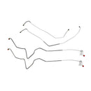 1981-87 Chevrolet GMC Truck 4WD 3/4-Ton Power Disc Front Brake Line Kit 4pc, OE Steel