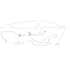 1988-89 Chevrolet GMC Truck 2WD 1/2-Ton Ext. Cab Shortbed Power Disc Complete Brake Line Kit 11pc, OE Steel