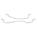 1988-94 Chevrolet GMC Truck 1/2-Ton 4WD 3/16" Rear Axle Brake Lines 2pc, OE Steel