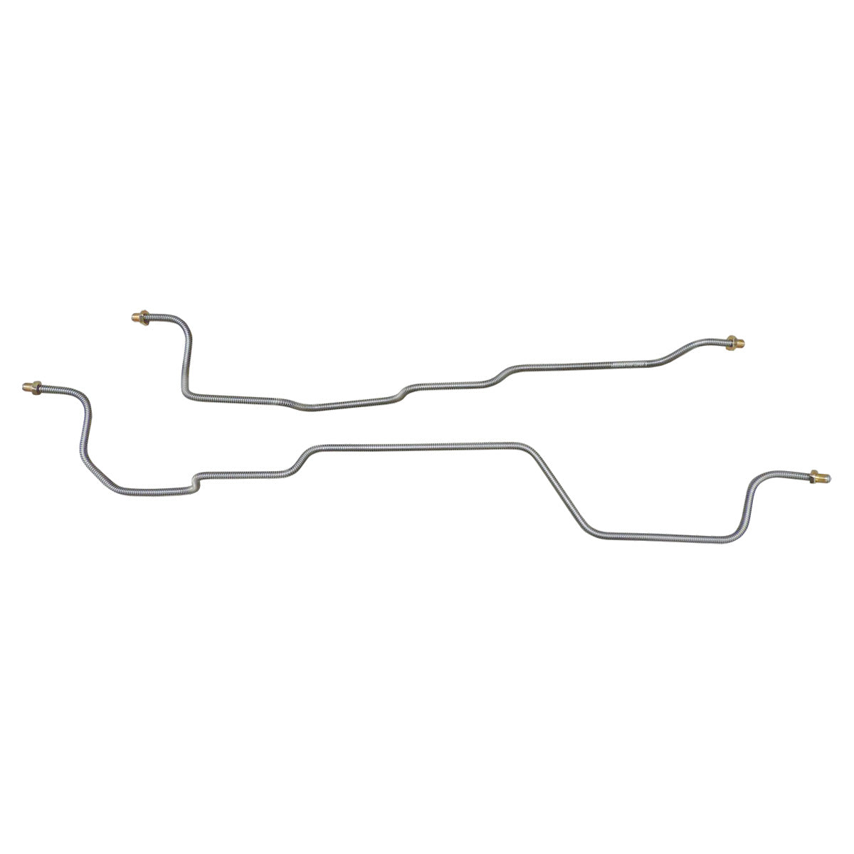 1995-98 Chevrolet GMC Truck 2WD 1/2-Ton 3/16" Rear Axle Lines 2pc, OE Steel