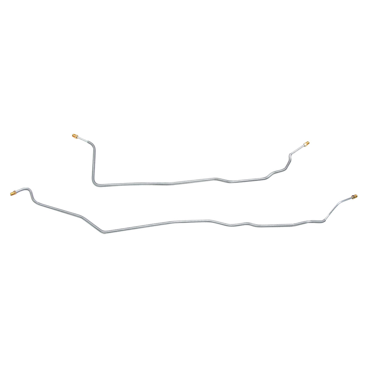 1992-00 Chevrolet GMC Suburban Tahoe Yukon 1/2-Ton Rear Axle Brake Lines 2pc, OE Steel