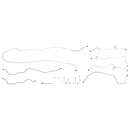 1998-99 Chevrolet GMC S10 Sonoma 2WD Std. Cab Shortbed w/Rear Drum Complete Brake Line Kit 11pc, OE Steel