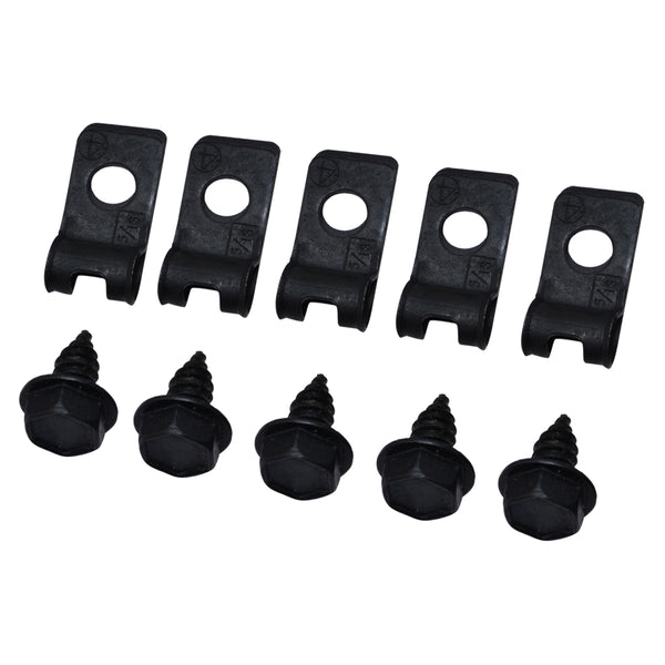 1971-72 Chevrolet GMC Truck 2wd Fuel Return Line Clip Kit 10pc