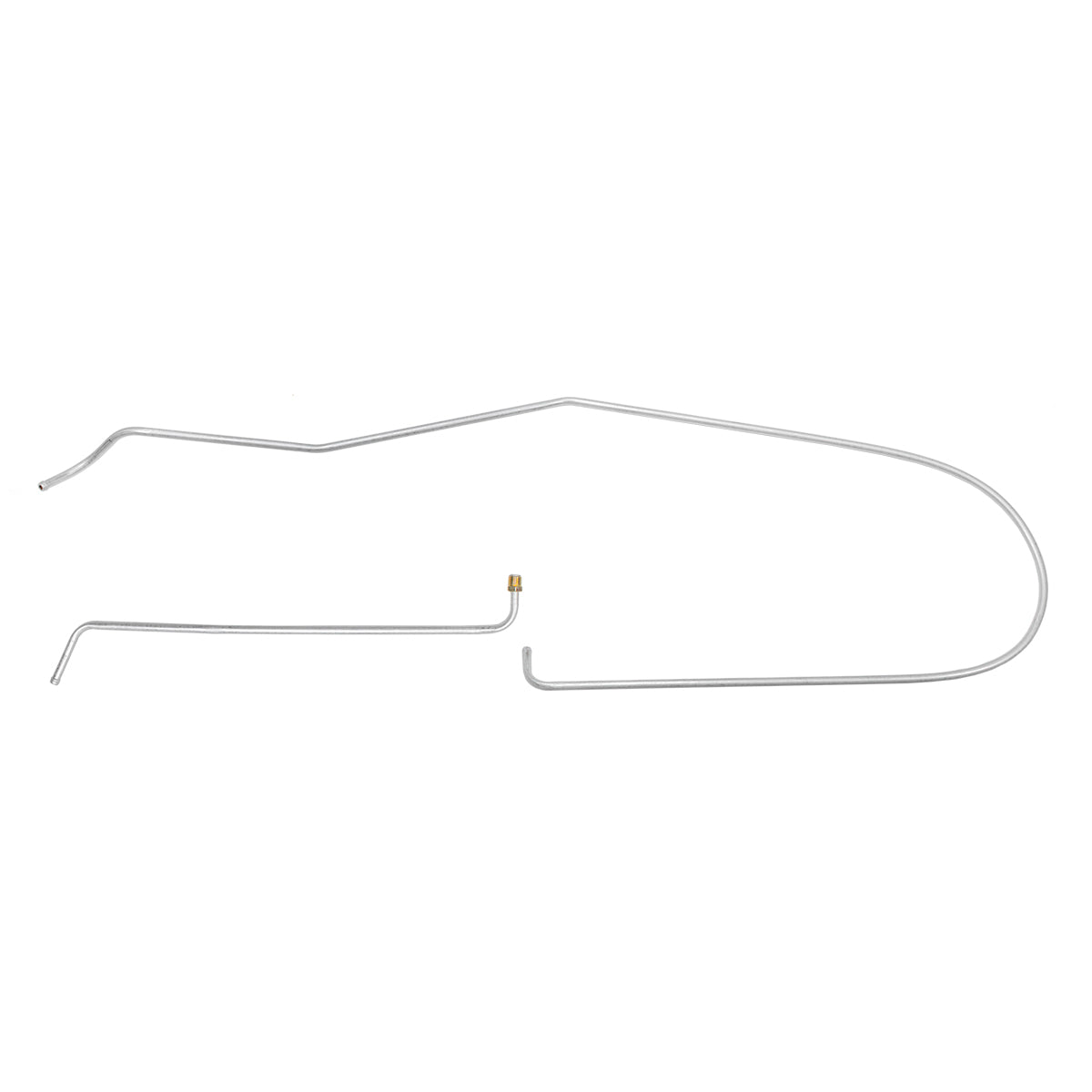 1963-66 Chevrolet GMC Truck 2WD 1/2-Ton 3/8" Main Fuel Lines 2pc, OE Steel