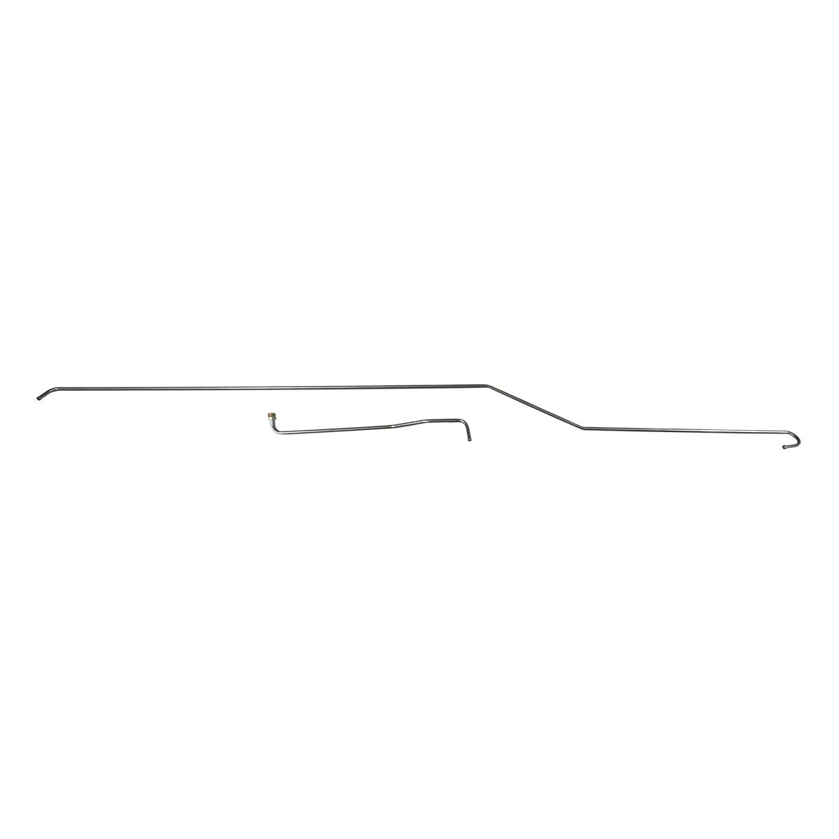 1967-70 Chevrolet GMC Truck 2WD 1/2, 3/4-Ton V8 3/8" Main Fuel Lines 2pc, OE Steel