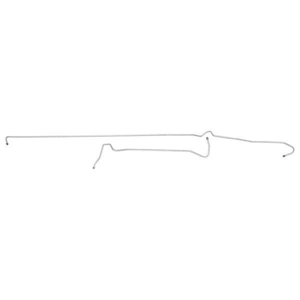 1972 Chevrolet GMC Truck 2WD 1/2-Ton V8 3/8" Main Fuel Lines 2pc, OE Steel