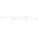 1972 Chevrolet GMC Truck 2WD 1/2-Ton V8 3/8" Main Fuel Lines 2pc, OE Steel