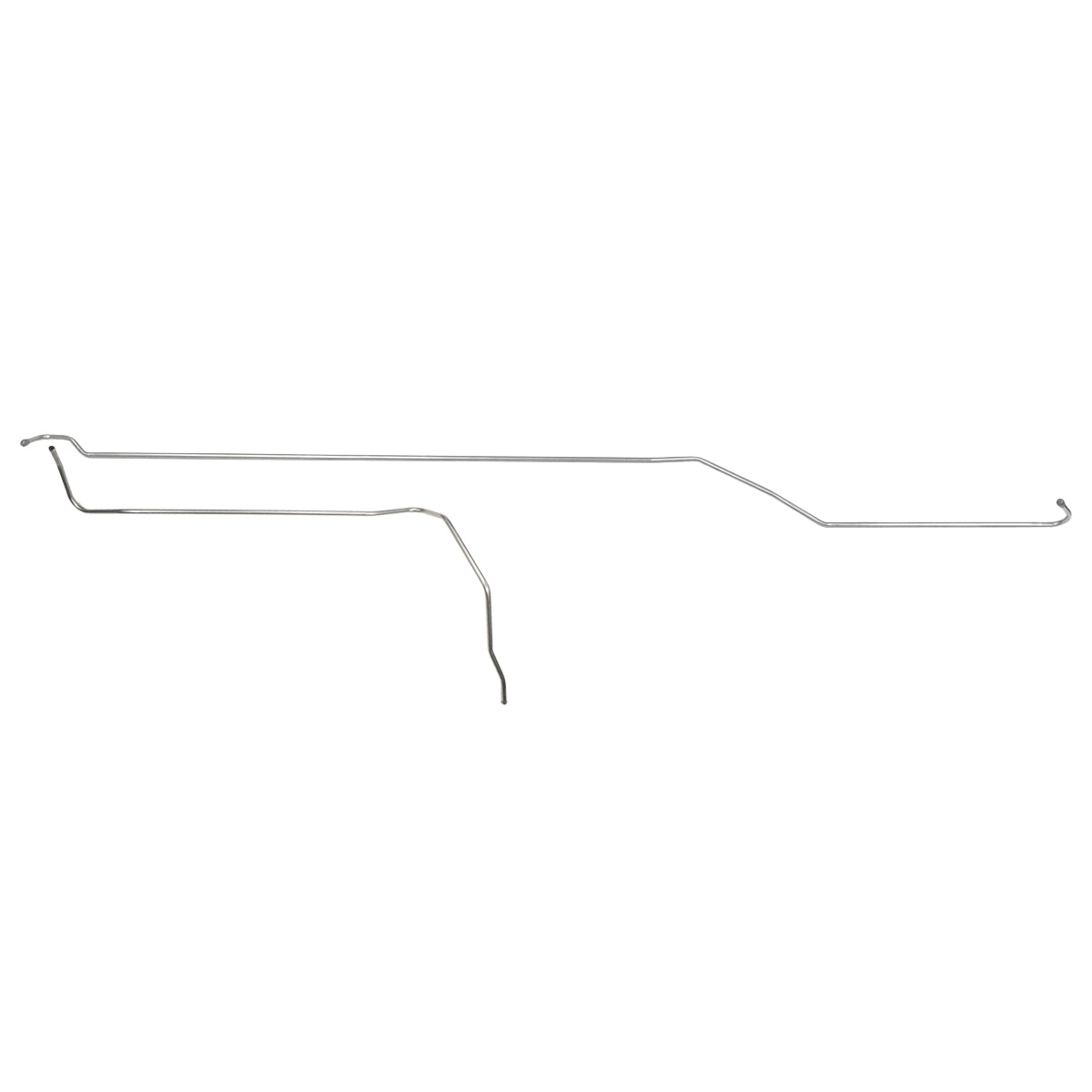 1972 Chevrolet/GMC Truck 2WD 1/2-Ton V8 5/16" Main Fuel Lines 2pc, OE Steel