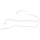 1973-80 Chevrolet GMC Blazer Jimmy 2WD 1/4" Fuel Return Lines 2pc, OE Steel