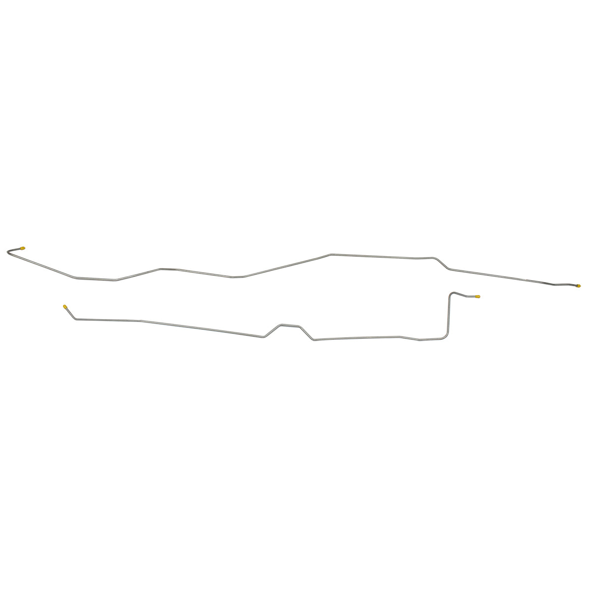 1973-80 Chevrolet GMC Blazer Jimmy 4WD (K-Series) V8 1/4" Fuel Return Lines 2pc, OE Steel