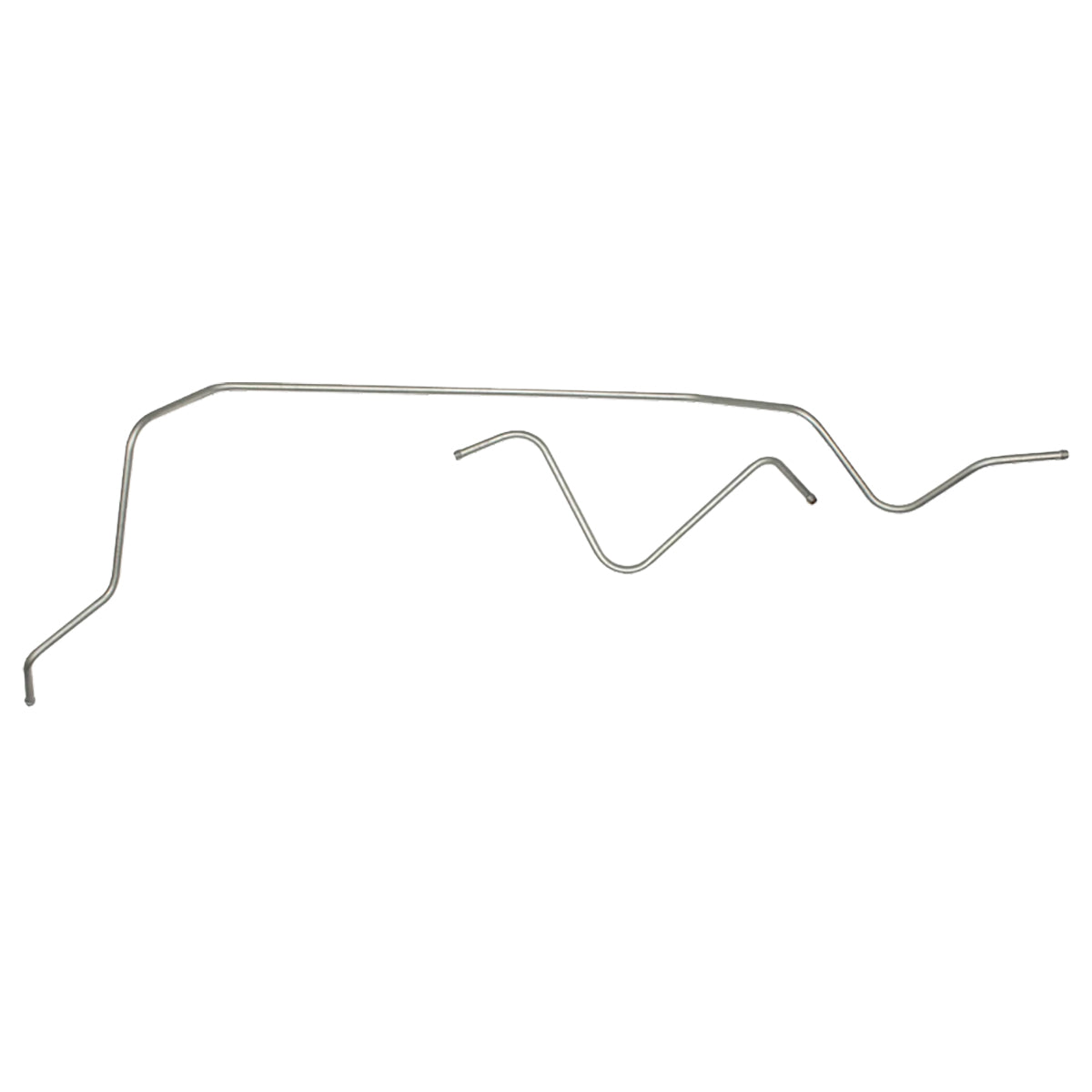 1973-80 Chevrolet GMC Truck 4WD 1/2, 3/4-Ton Dual Tank 1/4" Fuel Return Line 2pc, OE Steel