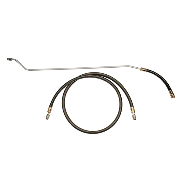 1988 Chevrolet GMC Truck 2wd Main Fuel Line 3/8", 2pc, V8, 1/2-3/4 ton, Shortbed, F.I. w/Rubber Hose, OE Steel