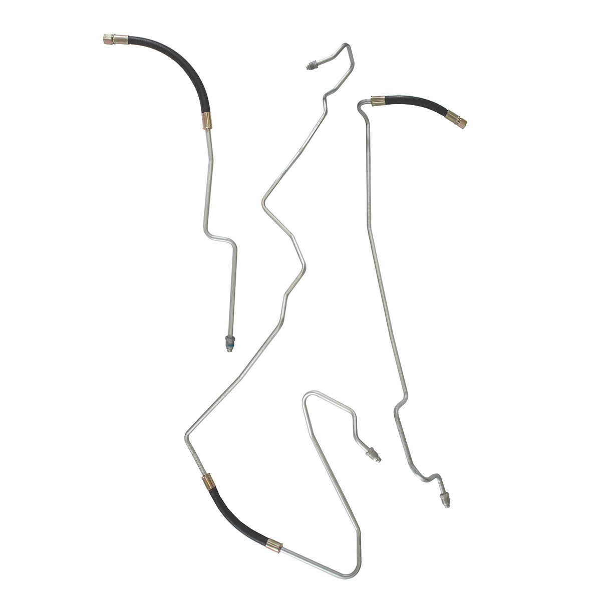 1989-93 Chevrolet/GMC S10/S15 2WD 2.8L V6 FI Ext. Cab Longbed 3/8" Main Fuel Lines 3pc, OE Steel