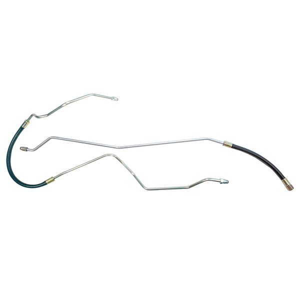 1990-94 Chevrolet GMC Truck 4WD 1/2, 3/4-Ton Big Block V8 FI (w/Rubber Hose) Std. Cab Shortbed 3/8" Main Fuel Lines 2pc, OE Steel