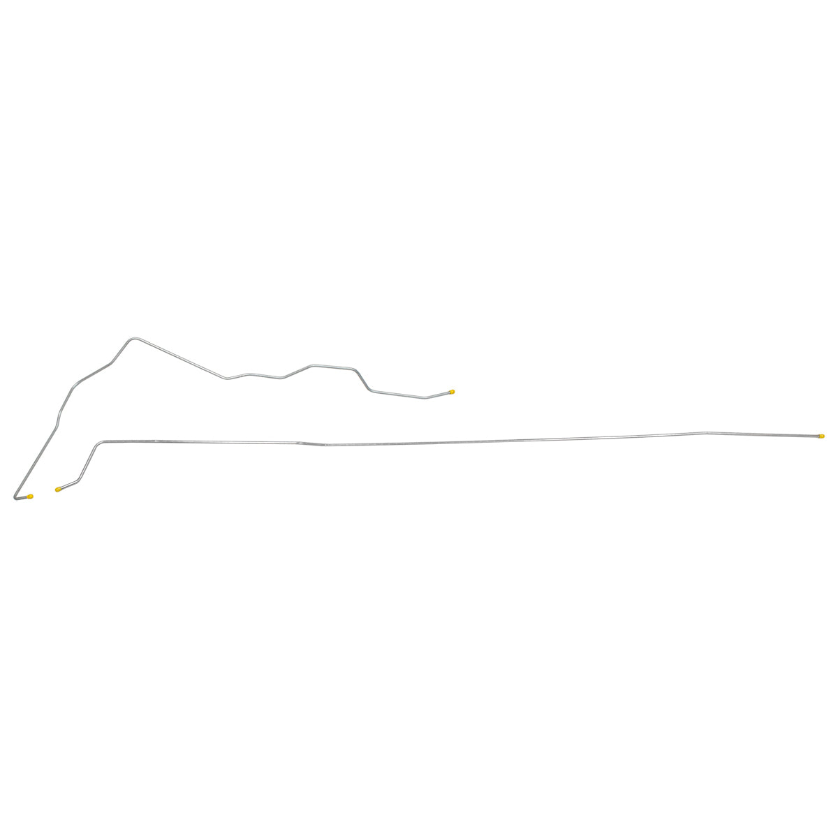 1990-94 Chevrolet GMC Truck 4WD 1/2, 3/4-Ton Big Block V8 FI Std. Cab Shortbed 1/4" Fuel Vapor Lines 2pc, OE Steel