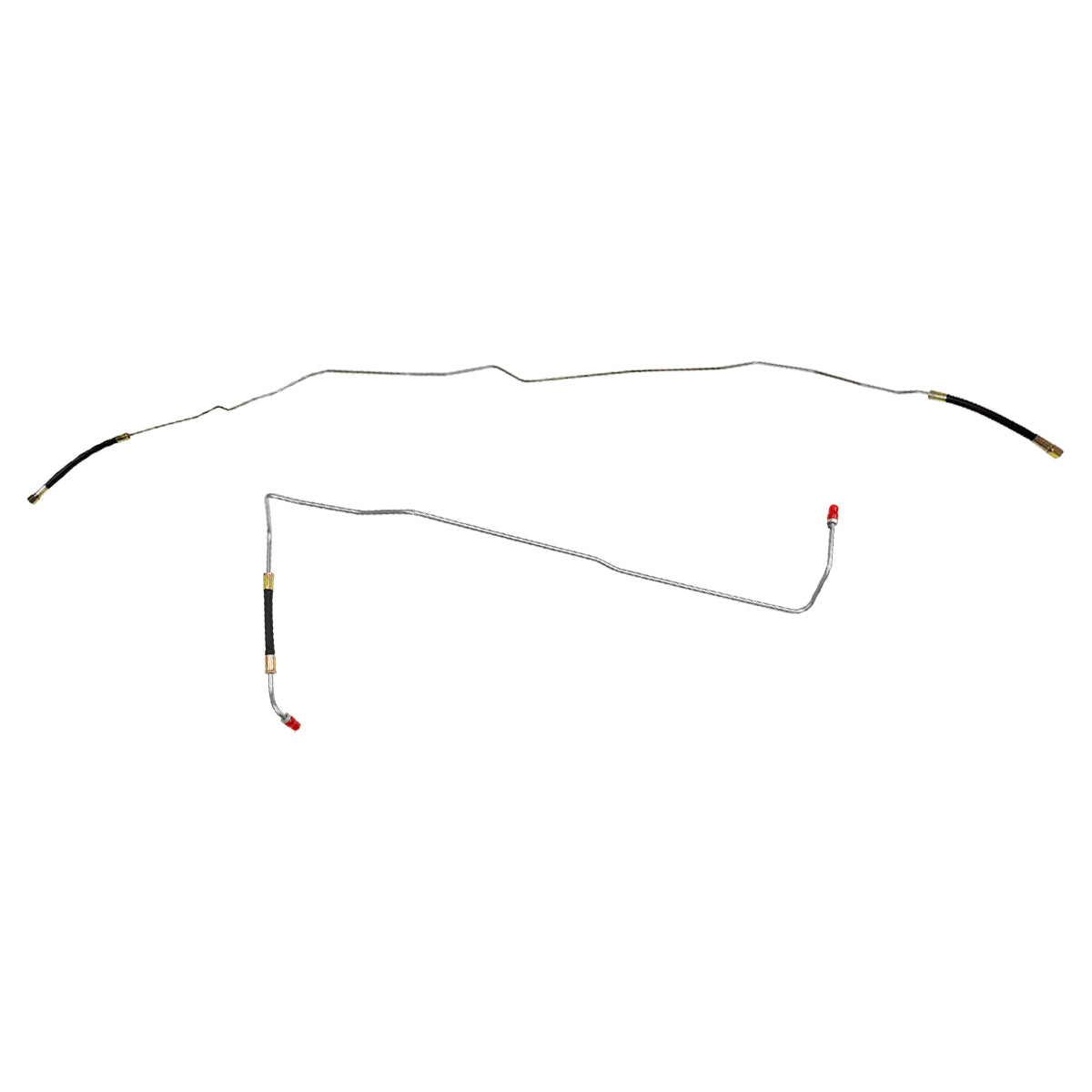 1991-93 GMC Typhoon 5/16" Fuel Return Lines 2pc, OE Steel