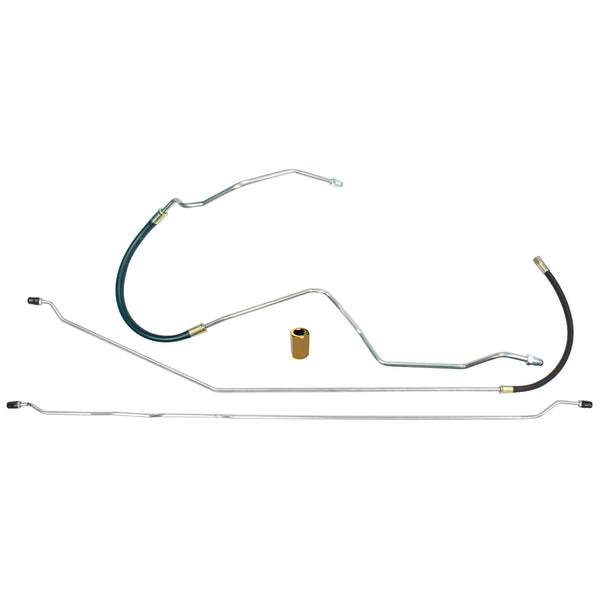 1992-95 Chevrolet GMC Suburban 2WD 7.4L FI (Non-Vortec) 3/8" Main Fuel Lines 3pc, OE Steel