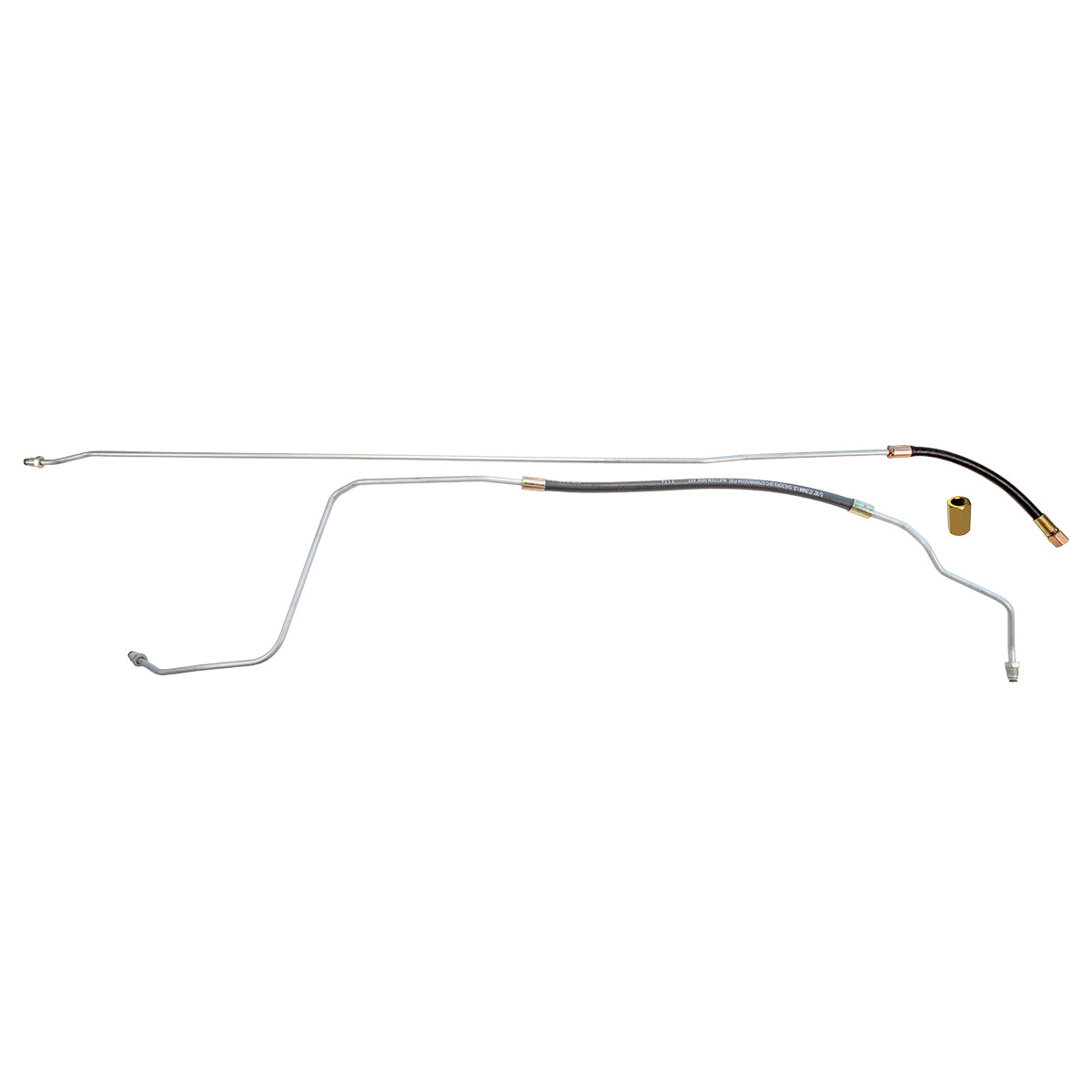 1995-96 Chevrolet GMC Truck 2WD 1/2-Ton V6 (Non-Vortec) FI Std. Cab Longbed 5/16" Fuel Return Lines 2pc, OE Steel