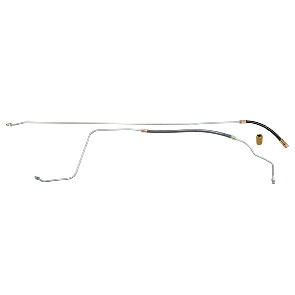 1995-96 Chevrolet GMC Truck 2WD 1/2-Ton V6 (Non-Vortec) FI Std. Cab Longbed 5/16" Fuel Return Lines 2pc, OE Steel