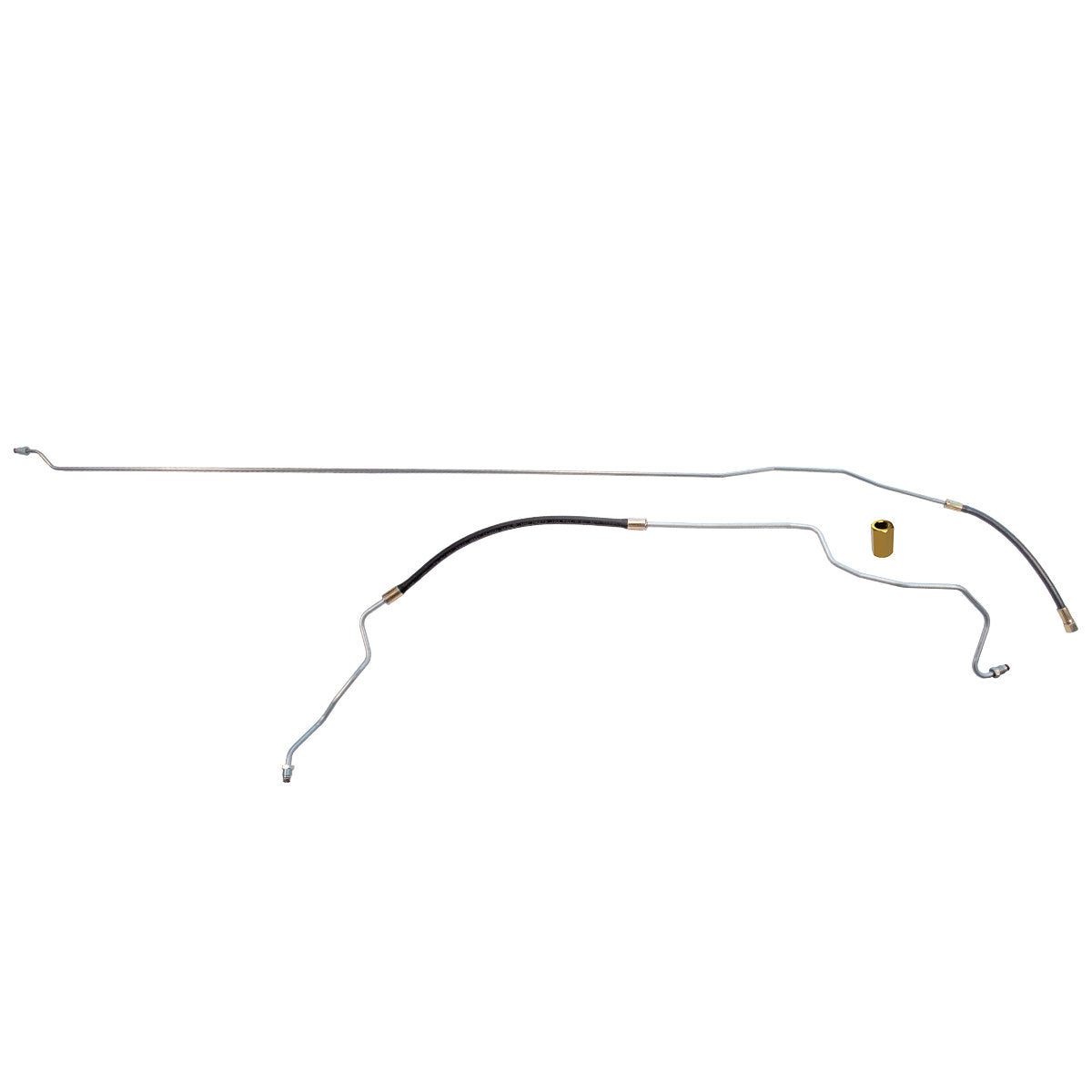 1995-96 Chevrolet GMC Truck 2WD 1/2-Ton Small Block V8 (Non-Vortec) FI Ext. Cab Longbed 5/16" Fuel Return Lines 2pc, OE Steel