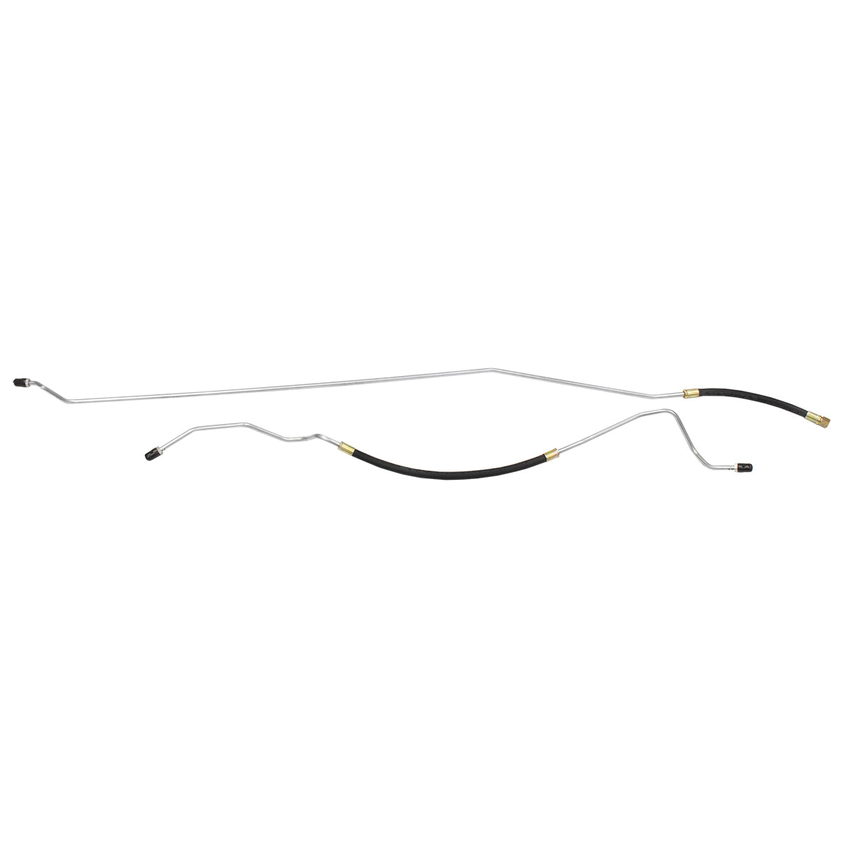 1995-96 Chevrolet GMC Truck 4WD 1/2-Ton Small Block V8 (Vortec) FI Ext. Cab Shortbed 3/8" Main Fuel Lines 2pc, OE Steel