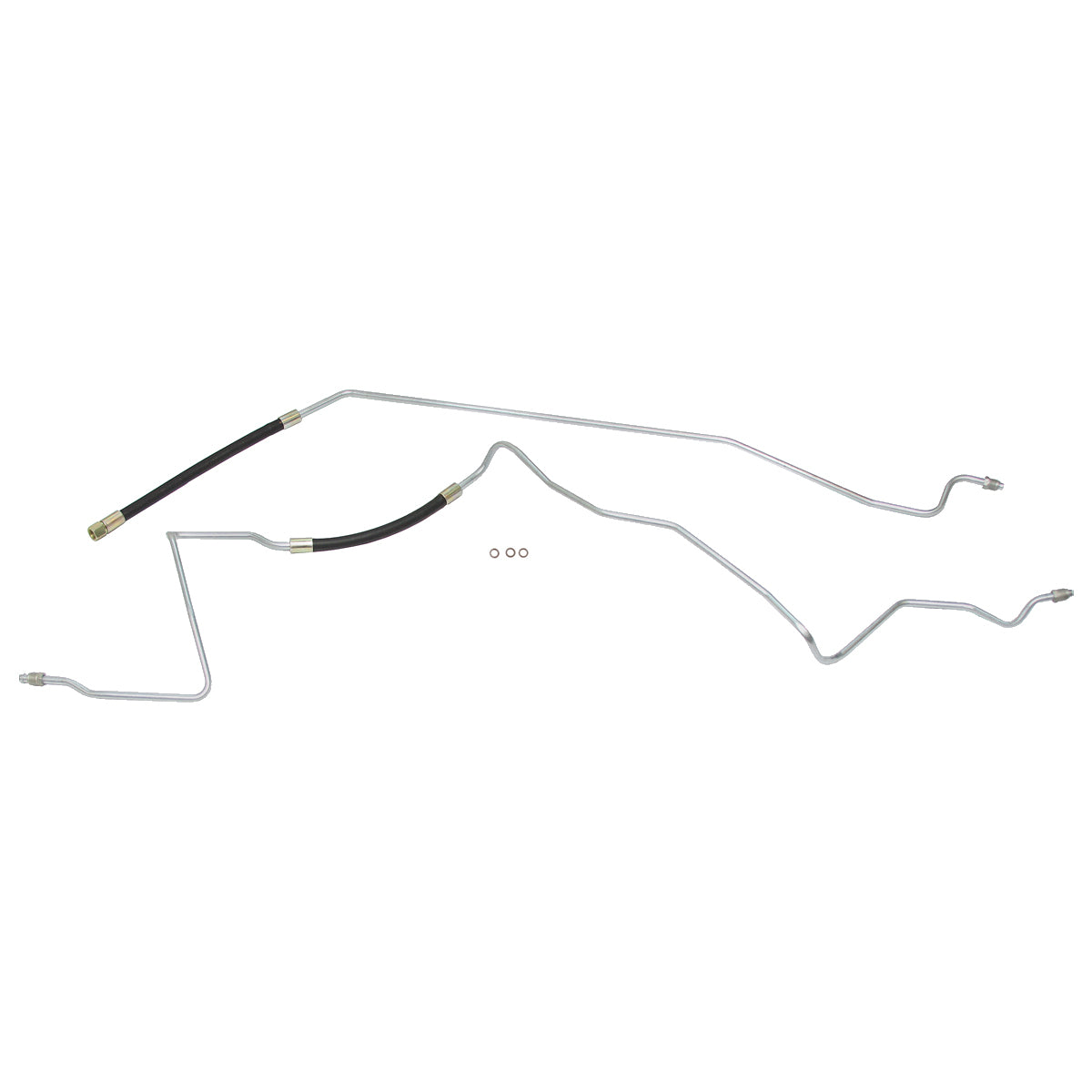 1994-96 Chevrolet/GMC S10/Sonoma 2WD 4.3L 6CYL FI Std. Cab Shortbed 3/8" Main Fuel Lines 2pc, OE Steel