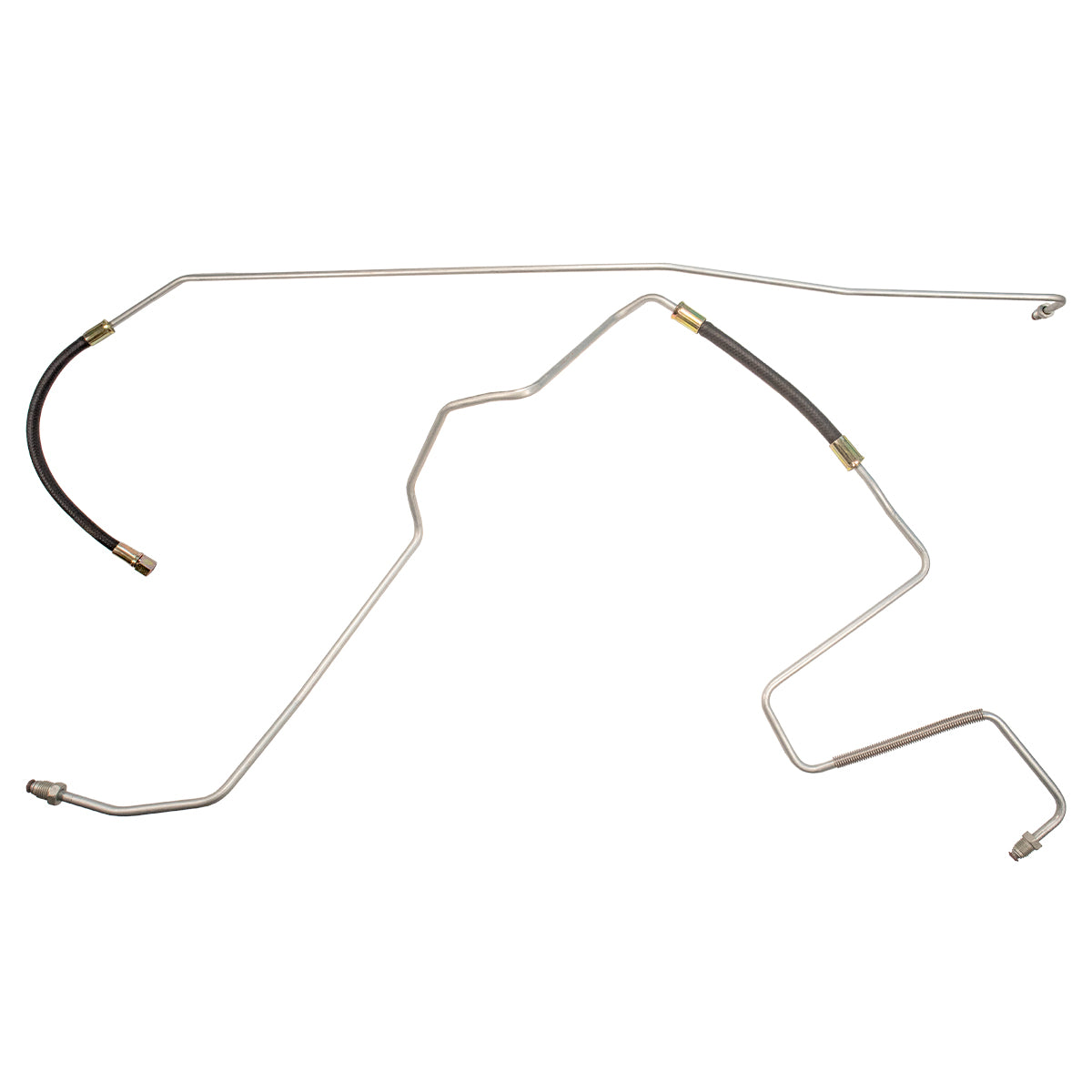 1994-96 Chevrolet/GMC S10/Sonoma 2WD 2.2L 4CYL FI Std. Cab Shortbed 5/16" Fuel Return Lines 2pc, OE Steel