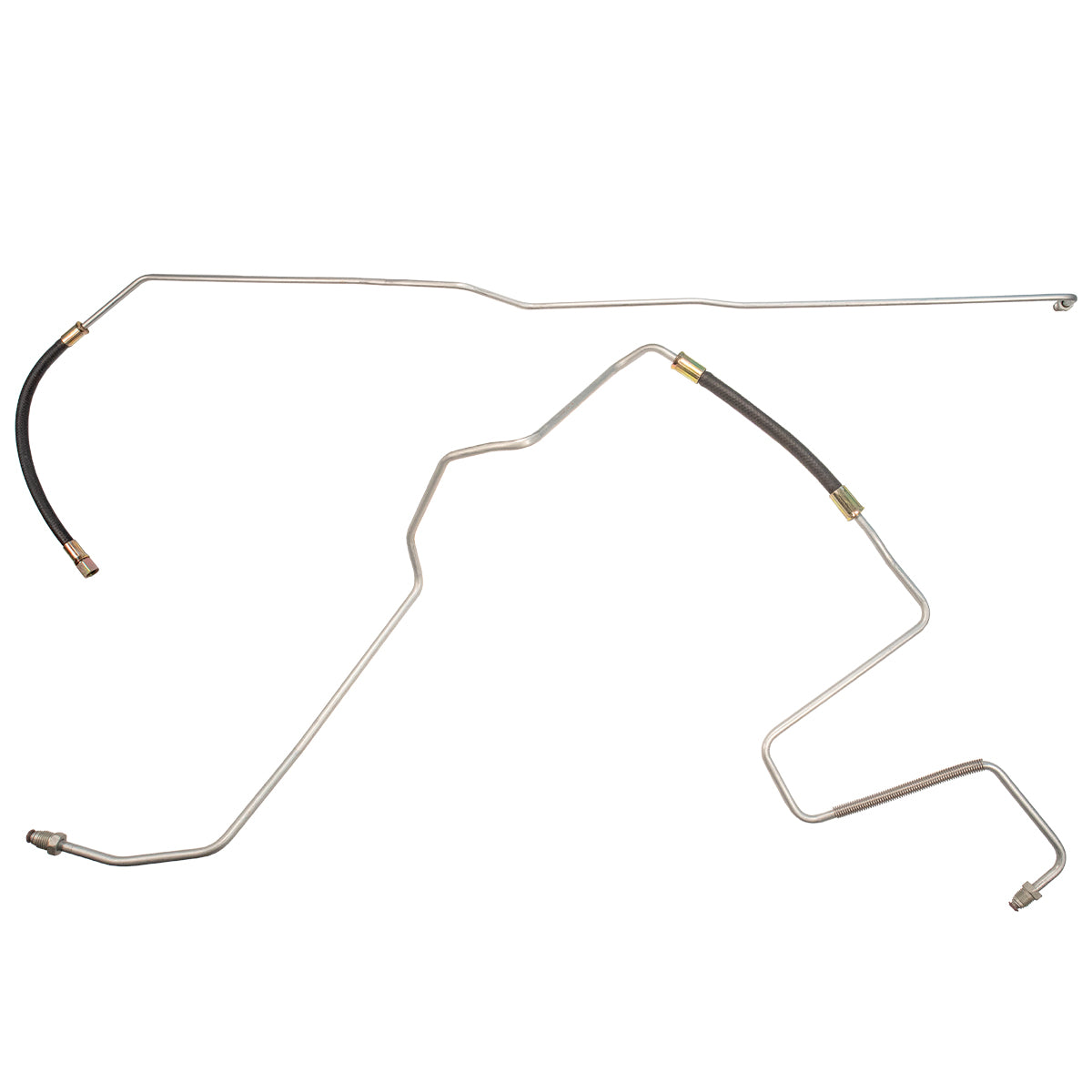 1994-96 Chevrolet/GMC S10/Sonoma 2WD 2.2L 4CYL FI Ext. Cab Shortbed 5/16" Fuel Return Lines 2pc, OE Steel