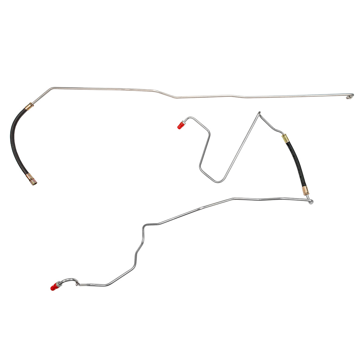 1994-96 Chevrolet/GMC S10/Sonoma 2WD 4.3L 6CYL FI Ext. Cab Shortbed 5/16" Fuel Return Lines 2pc, OE Steel