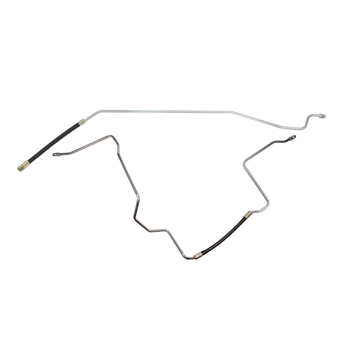 1994-96 Chevrolet GMC S10 Sonoma 4WD 2.2L 4CYL FI Std. Cab Short Bed 3/8" Main Fuel Line 2pc, OE Steel