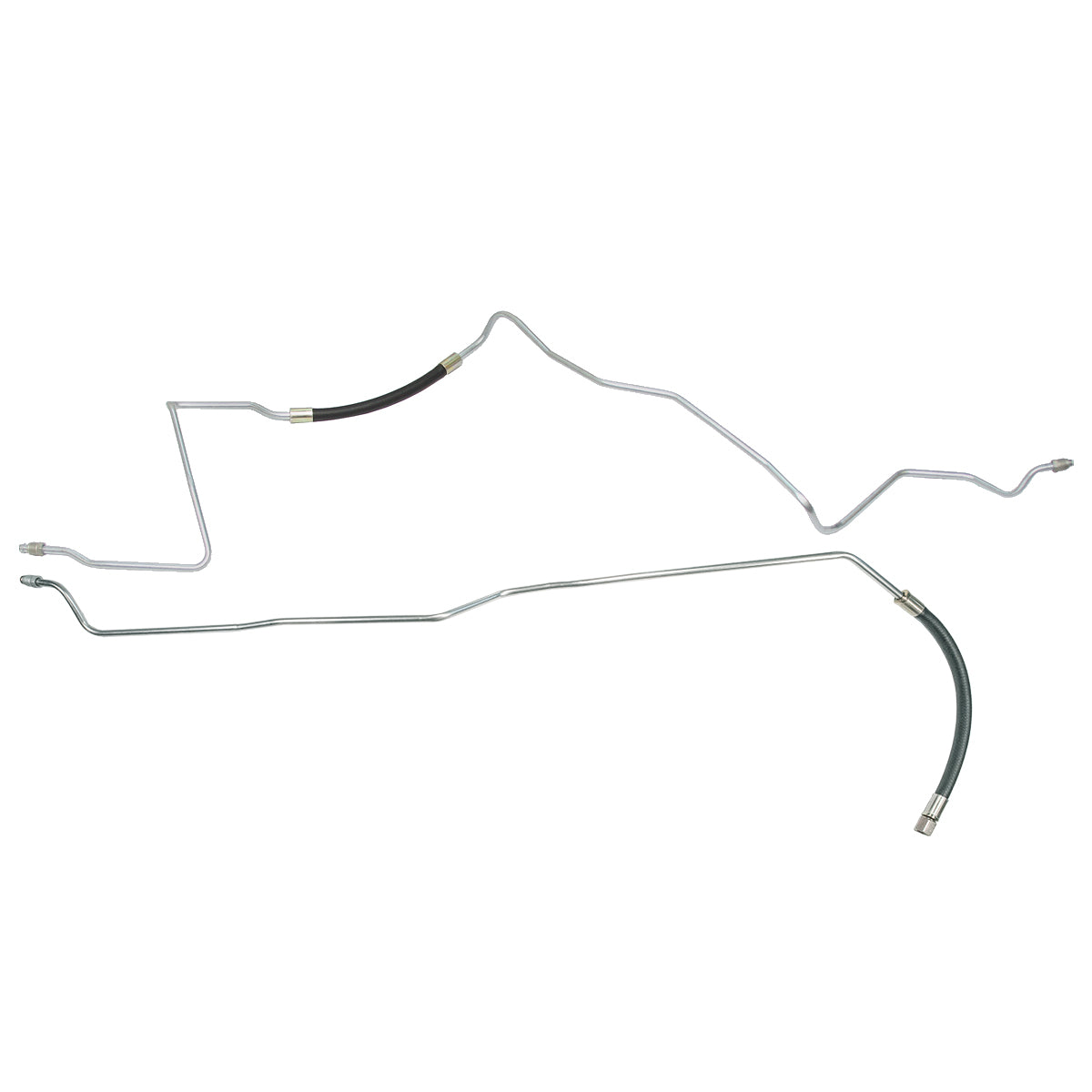 1994-97 Chevrolet GMC S10 Sonoma 4WD 4.3L 6CYL Ext Cab Short Bed 3/8" Main Fuel Line 2pc, OE Steel