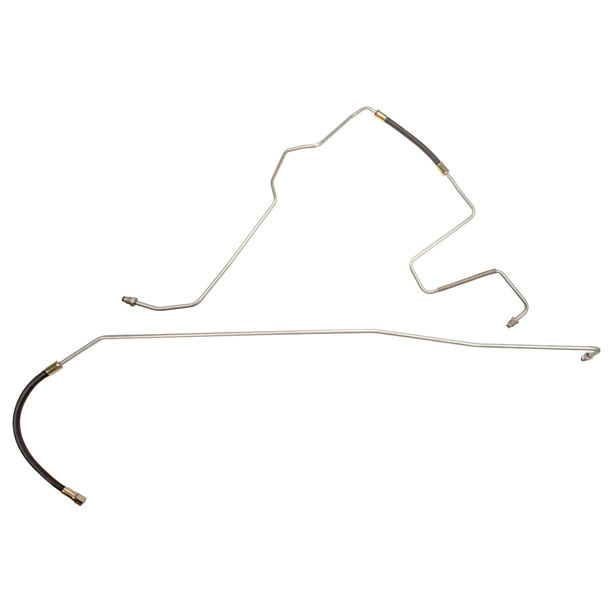1994-96 Chevrolet GMC S10 Sonoma 4WD 2.2L 4CYL Std Cab Short Bed 5/16" Fuel Return Line 2pc, OE Steel