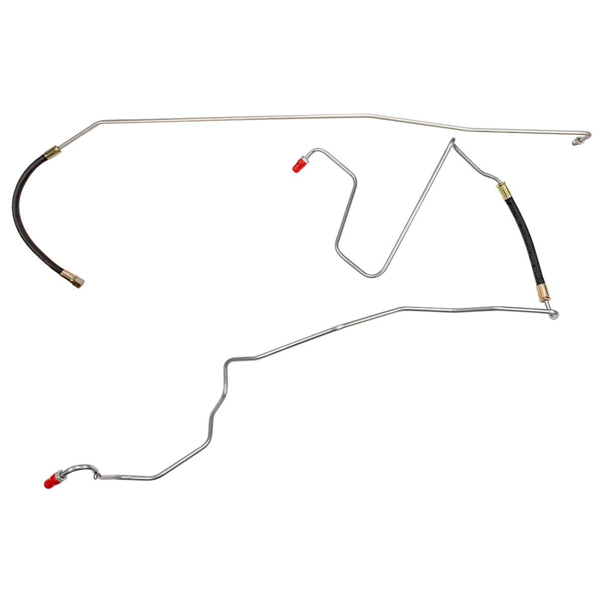 1994-96 Chevrolet GMC S10 Sonoma 4WD 4.3L 6CYL FI Std. Cab Shortbed 5/16" Fuel Return Lines 2pc, OE Steel
