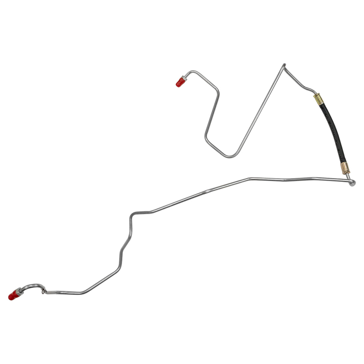 1994-96 Chevrolet GMC S10 Sonoma 4WD 4.3L 6CYL FI Std. Cab Long Bed 5/16" Fuel Return Lines 2pc, OE Steel