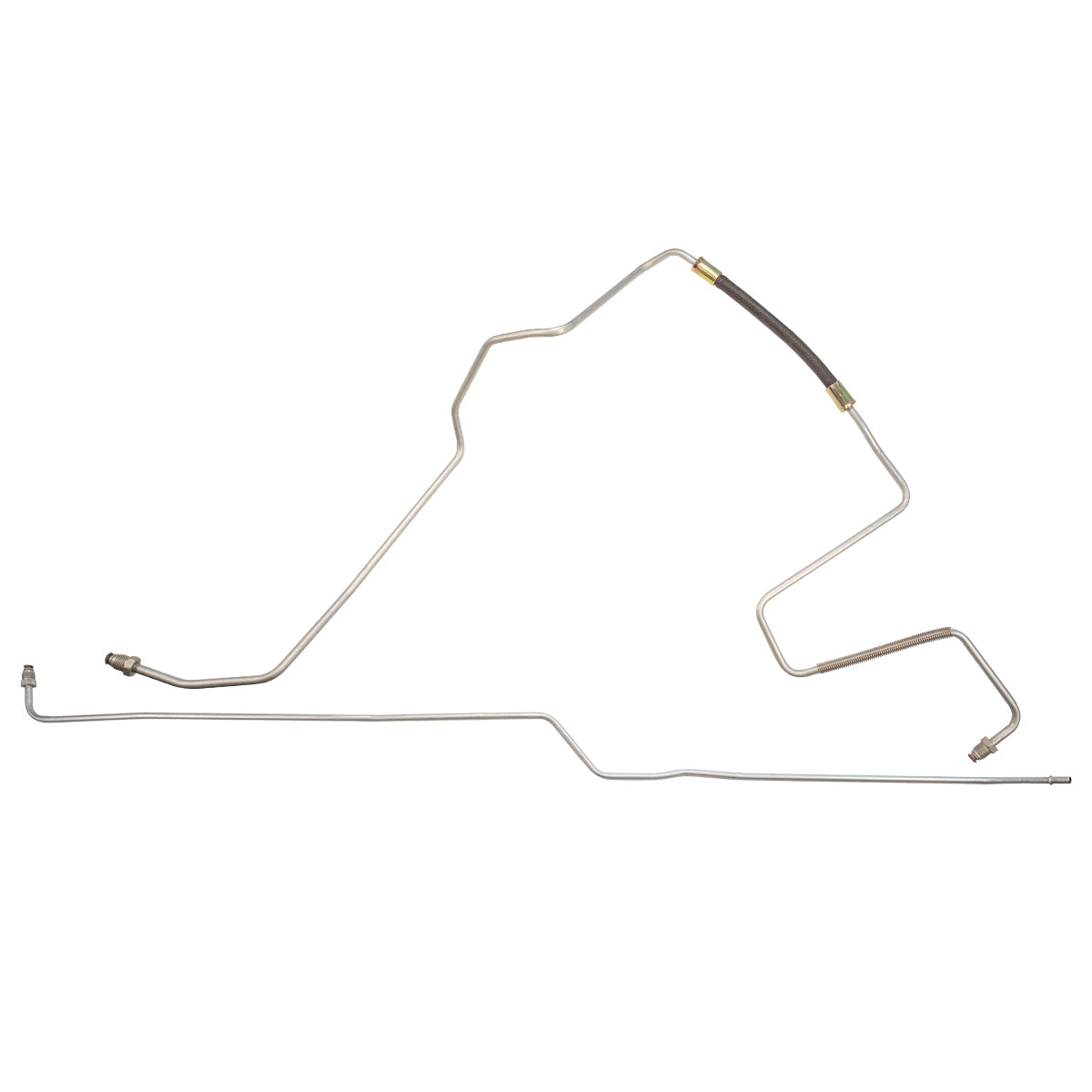 1997-98 Chevrolet/GMC S10/Sonoma 2WD 2.2L 4CYL FI Ext. Cab Shortbed 5/16" Fuel Return Lines 2pc, OE Steel