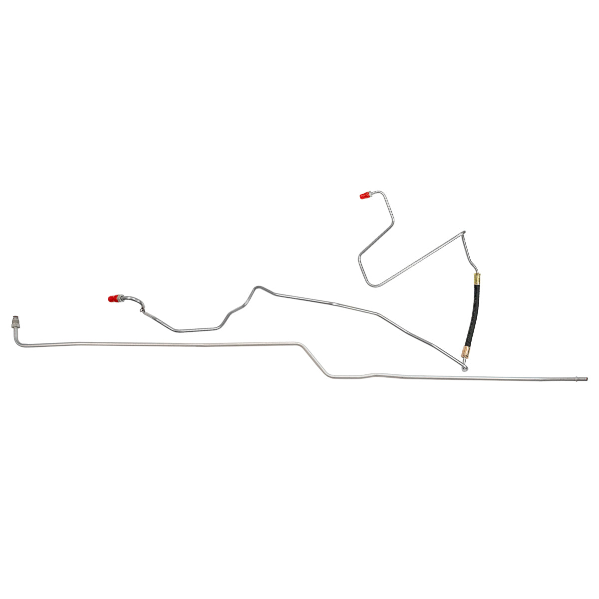 1997-98 Chevrolet/GMC S10/Sonoma 2WD 4.3L 6CYL FI Ext. Cab Shortbed 5/16" Fuel Return Lines 2pc, OE Steel