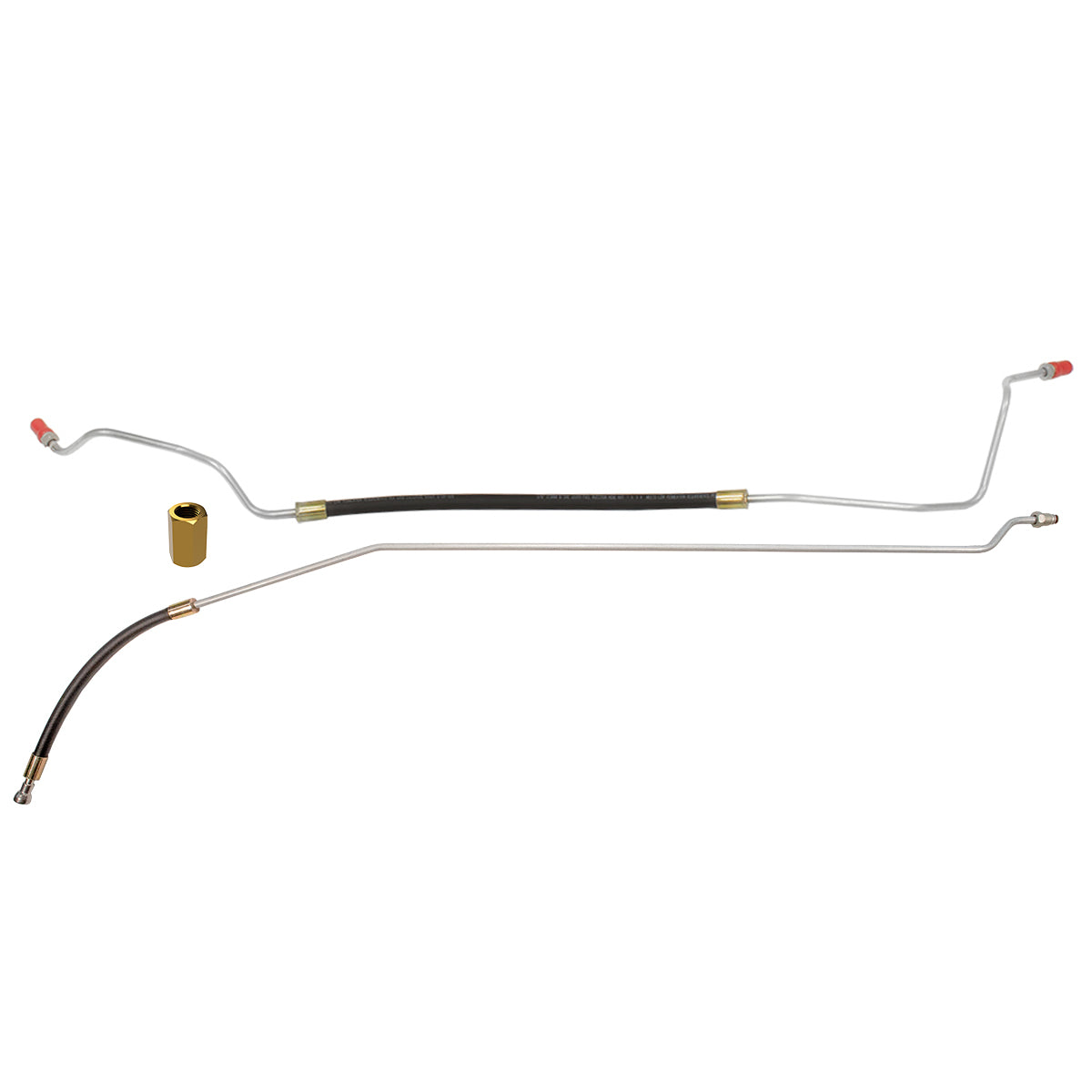 1998 Chevrolet/GMC Truck 2WD 1/2-Ton V6 FI Std. Cab Shortbed 5/16" Fuel Return Lines 2pc, OE Steel
