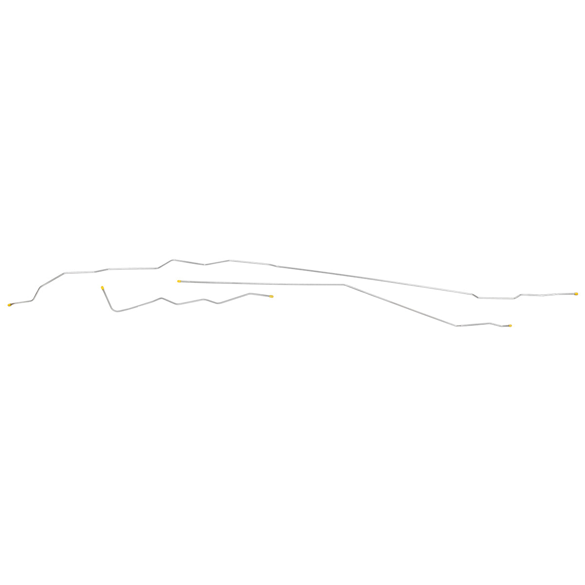 1998-99 Chevrolet GMC Suburban 2WD 5.7L (Vortec) 1/4" Charcoal Canister Lines 3pc, OE Steel