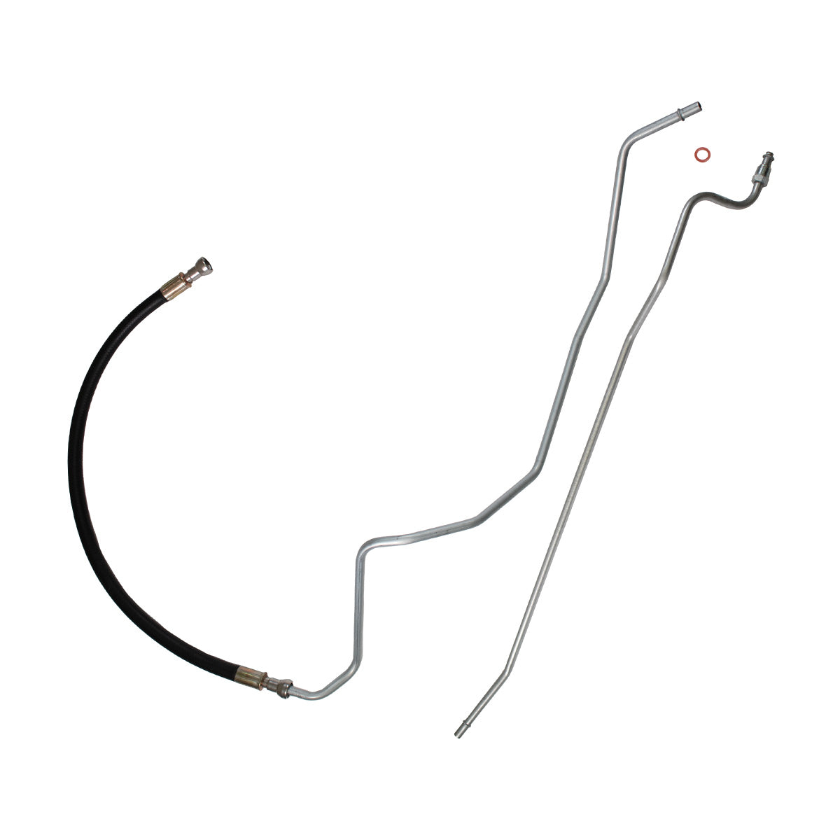 1998-04 Chevrolet/GMC S10/Sonoma 2WD 2.2L 4CYL FI Ext. Cab Shortbed 3/8" Main Fuel Lines 2pc, OE Steel