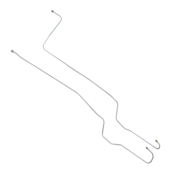 1960-66 Chevrolet GMC 2wd 1/2 Ton Iron Case Powerglide Transmission Cooler Lines 5/16" OE Steel 2pc