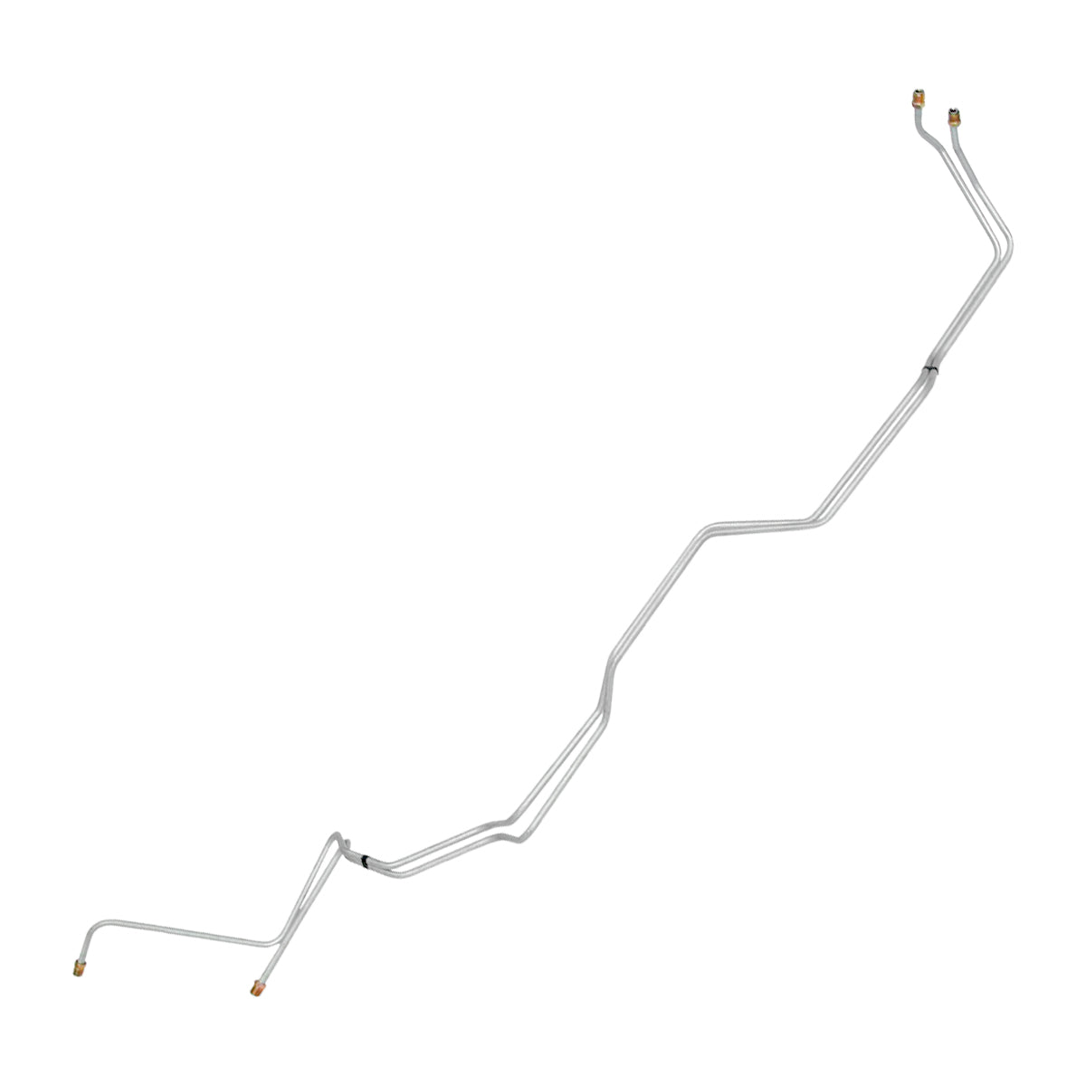 1973-80 Chevrolet GMC Truck Blazer Jimmy 2WD 6CYL 5/16" Trans Cooler Lines 2pc, OE Steel