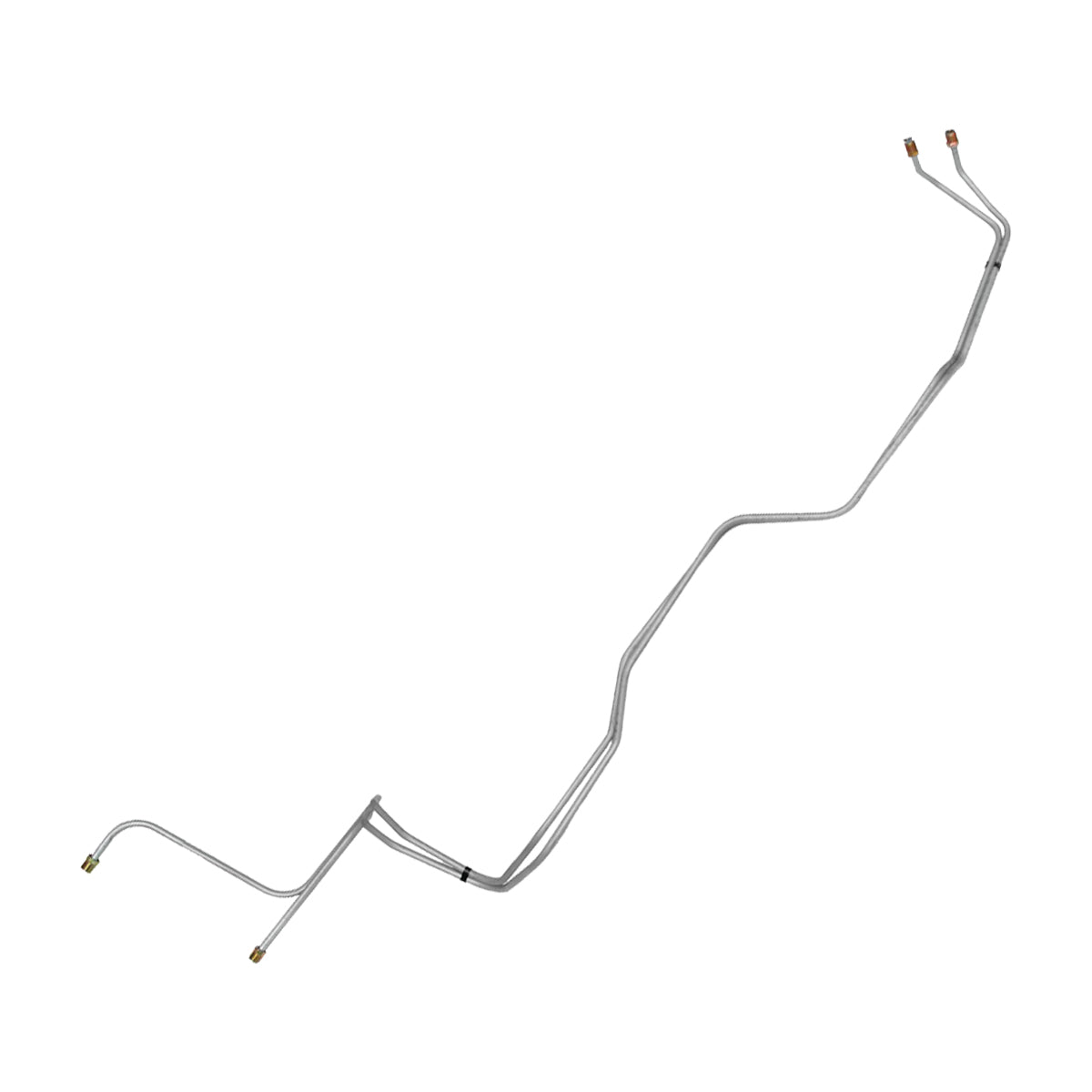 1973-80 Chevrolet GMC Truck Blazer Jimmy 4WD T400 5/16" Trans Cooler Lines 2pc, OE Steel