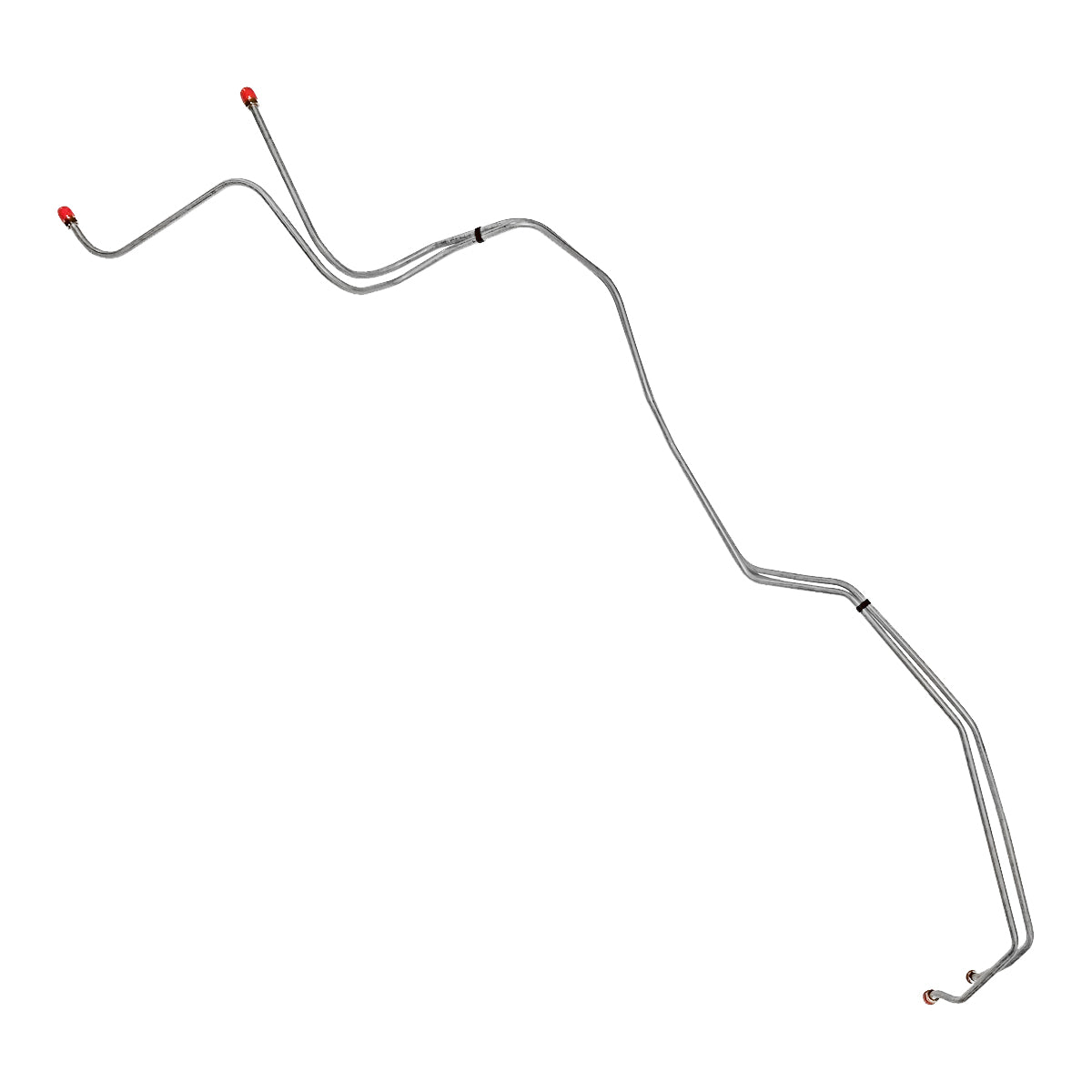 1981-87 Chevrolet GMC Blazer Jimmy 2WD (Gas Motor Only) TH350 & TH400 5/16" Trans Cooler Lines 2pc, OE Steel