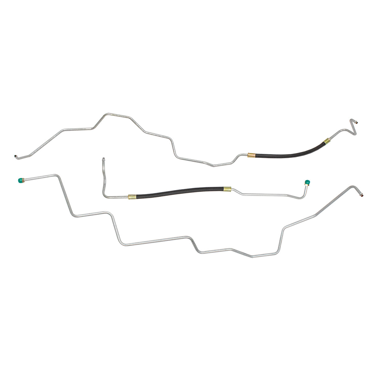 1992-94 Chevrolet/GMC Tahoe/Yukon 4WD 700R4 w/Aux. Cooler 3/8" Trans Cooler Lines 3pc, OE Steel