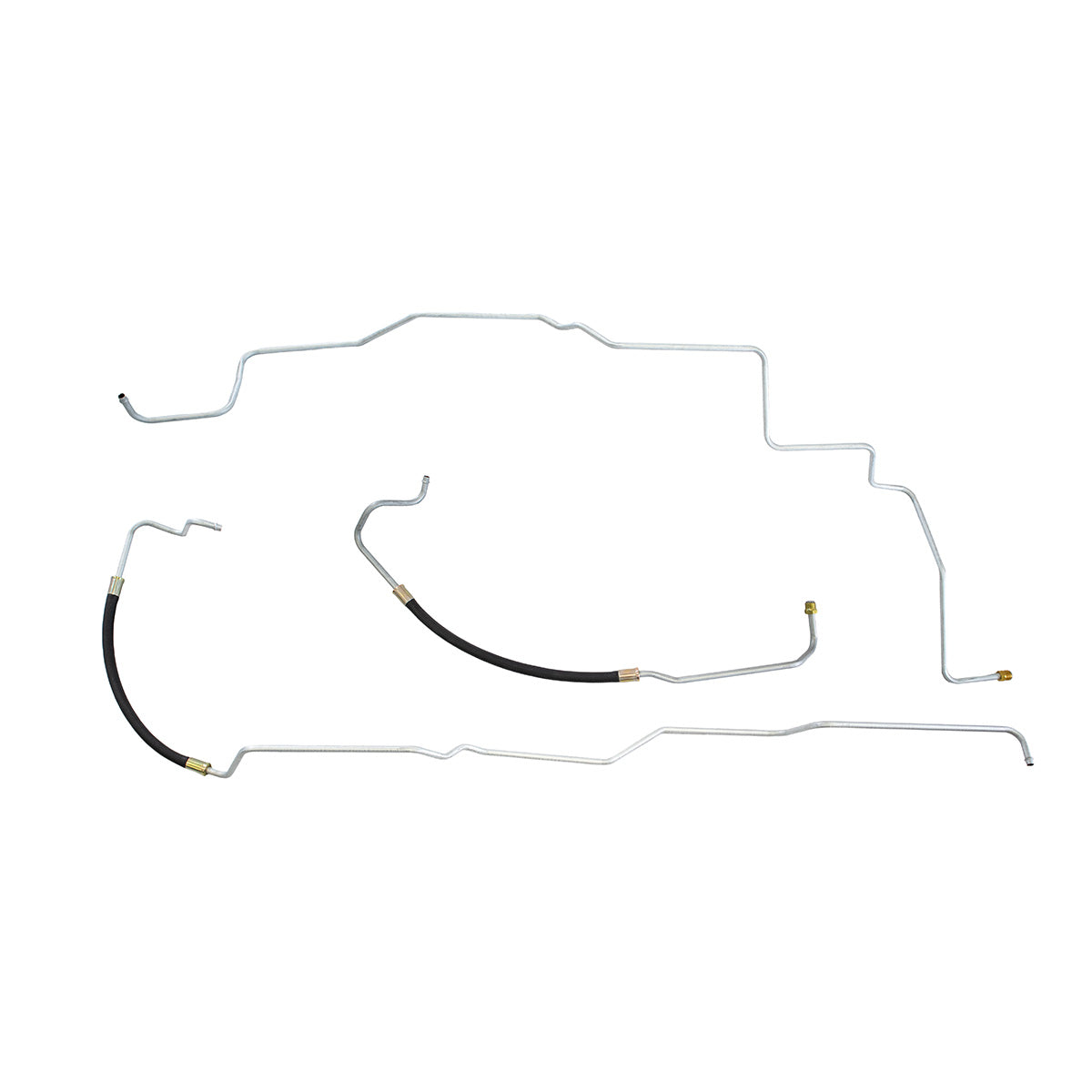1997-98 Chevrolet GMC Truck 2500 3500 2WD 4L80E With Aux Cooler 3/8" Trans Cooler Lines 3pc, OE Steel