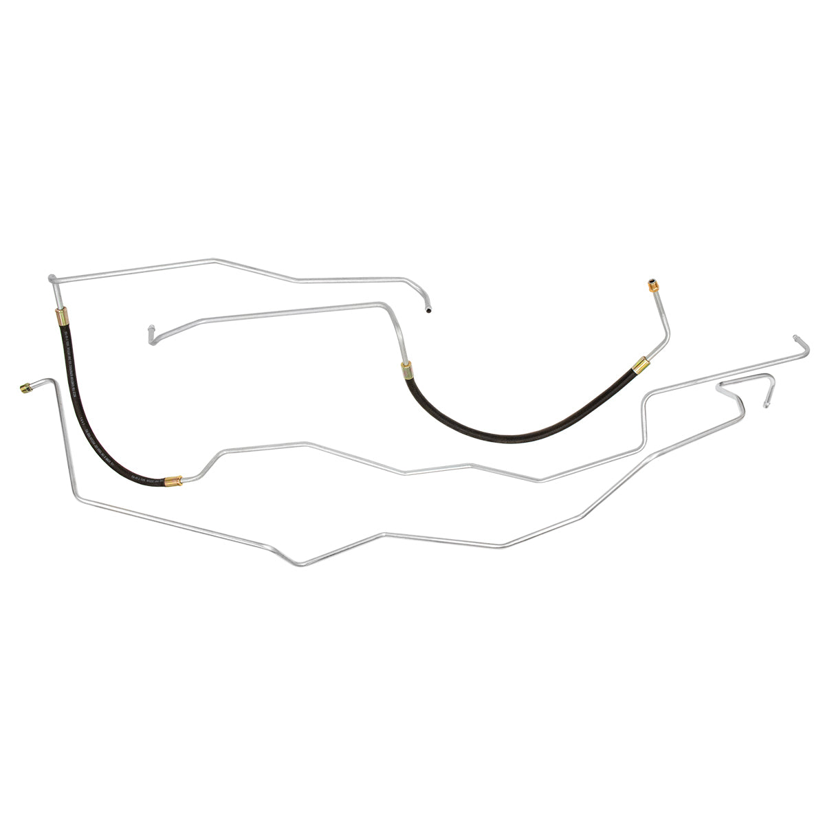 1997-98 Chevrolet GMC Truck 4WD Big Block 4L80E With Aux Cooler 3/8" Trans Cooler Lines 3pc, OE Steel